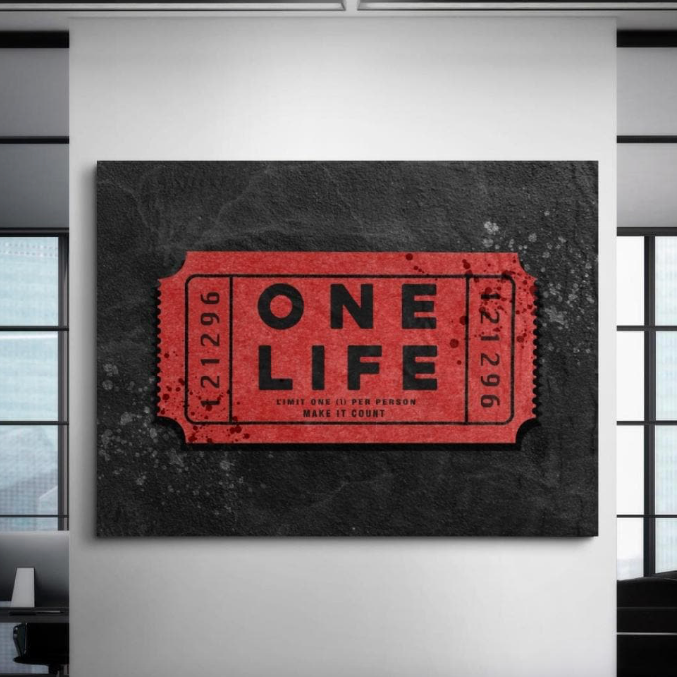 Schilderij Make It Count (Canvas)